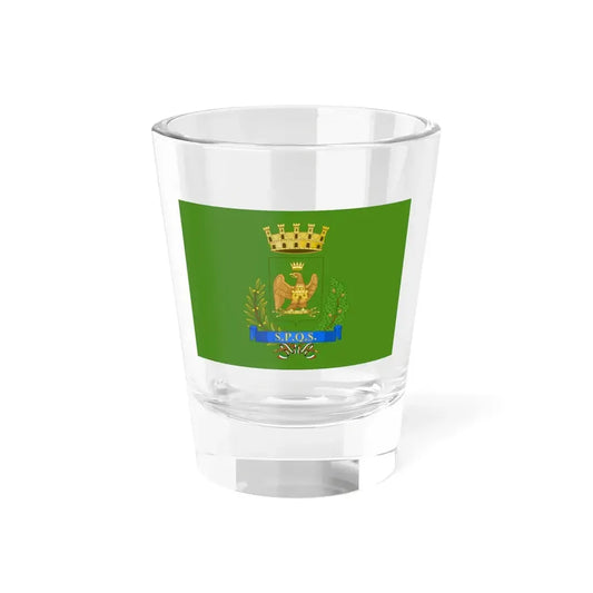 Flag of Syracuse (Italy) Shot Glass 1.5oz 1.5oz - Go Mug Yourself