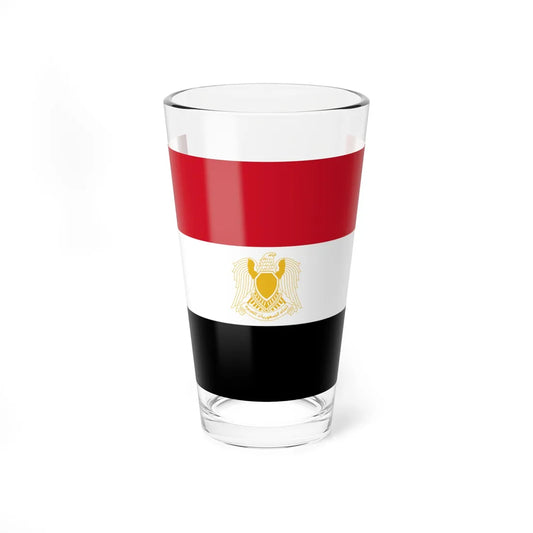 Flag of Syria 1972-1980 (Syria) Pint Glass 16oz 16oz - Go Mug Yourself