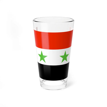 Flag of Syria WFB 2000 (Syria) Pint Glass 16oz 16oz - Go Mug Yourself