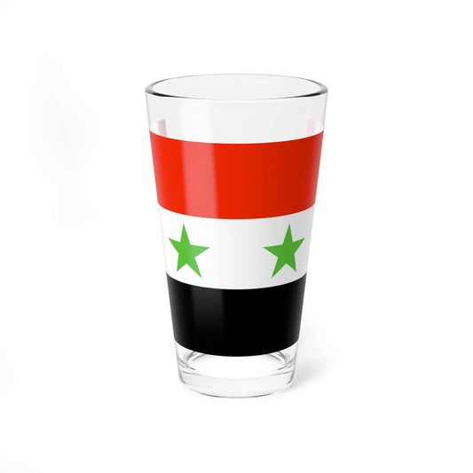 Flag of Syria WFB 2000 (Syria) Pint Glass 16oz 16oz - Go Mug Yourself