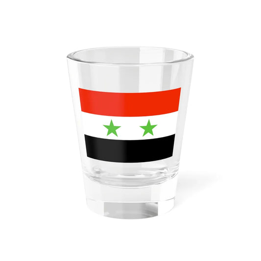 Flag of Syria WFB 2000 (Syria) Shot Glass 1.5oz 1.5oz - Go Mug Yourself