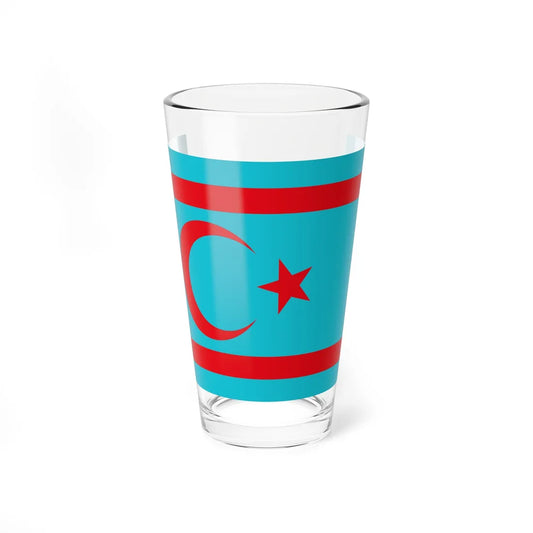 Flag of Syrian Turkmens (Syria) Pint Glass 16oz 16oz - Go Mug Yourself