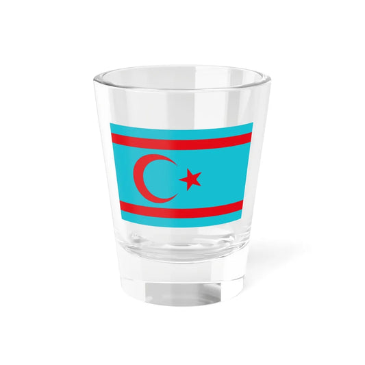 Flag of Syrian Turkmens (Syria) Shot Glass 1.5oz 1.5oz - Go Mug Yourself