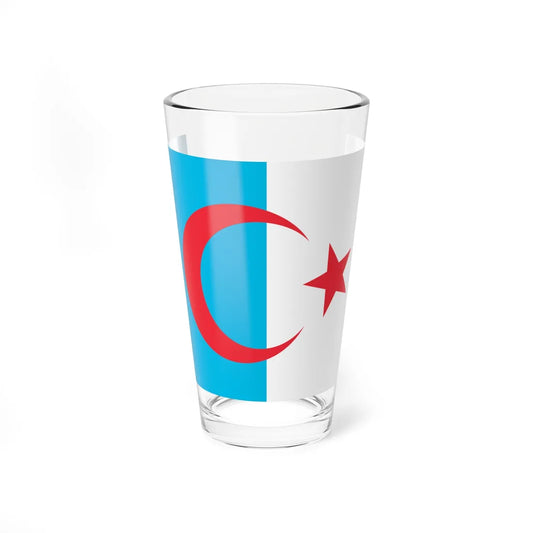 Flag of Syrian Turkomans (Syria) Pint Glass 16oz 16oz - Go Mug Yourself