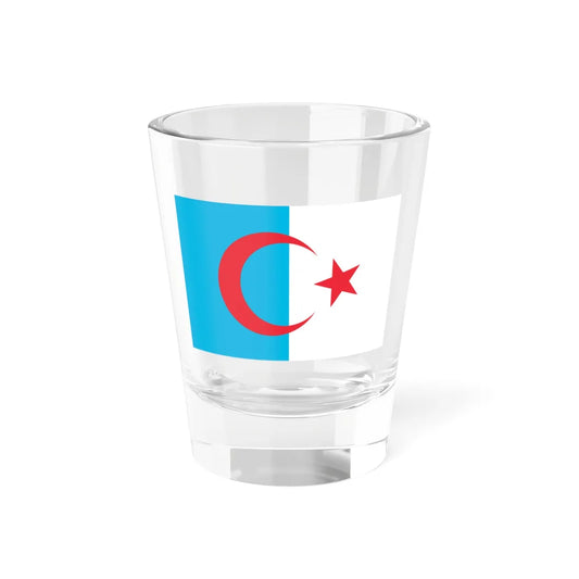 Flag of Syrian Turkomans (Syria) Shot Glass 1.5oz 1.5oz - Go Mug Yourself