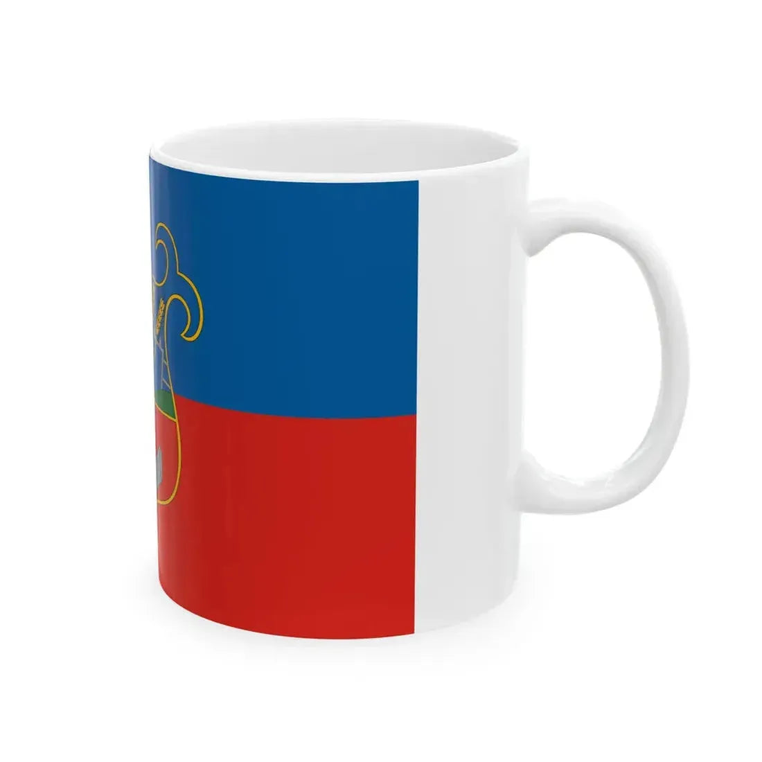 Flag of Szabadbattyan (Hungary) White Coffee Mug - Go Mug Yourself