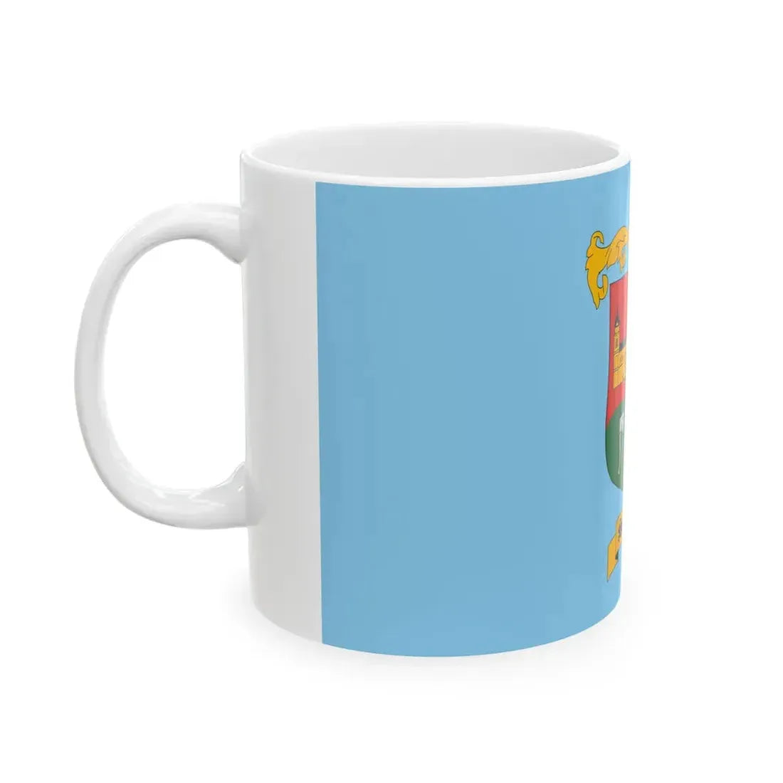 Flag of Szakadat (Hungary) White Coffee Mug - Go Mug Yourself