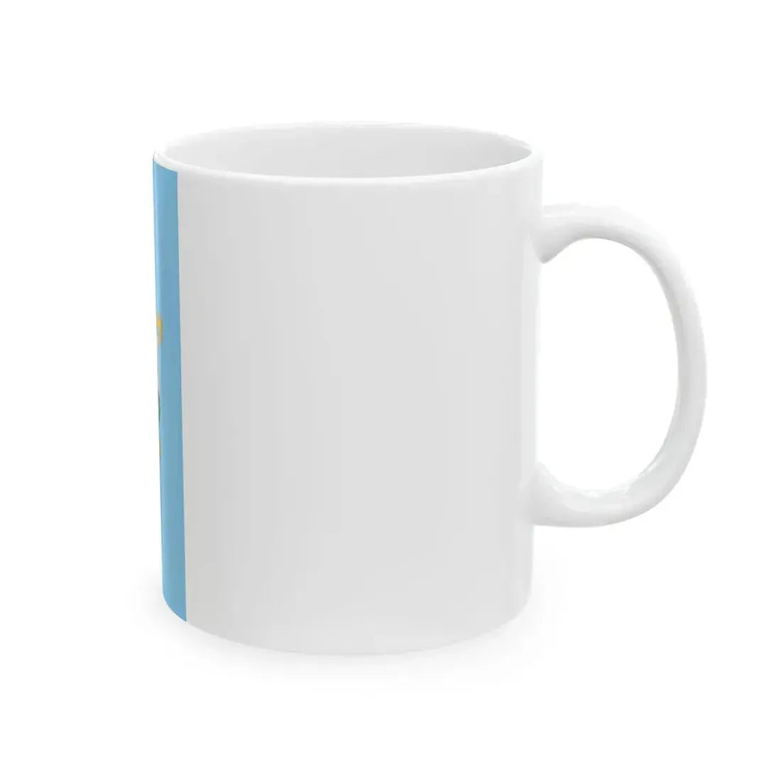 Flag of Szakadat vertical (Hungary) White Coffee Mug - Go Mug Yourself