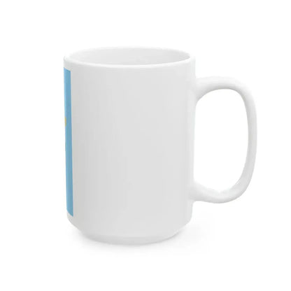 Flag of Szakadat vertical (Hungary) White Coffee Mug - Go Mug Yourself