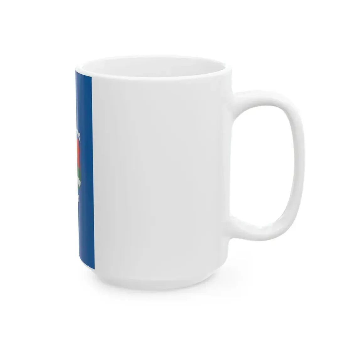 Flag of Szakaly vertical (Hungary) White Coffee Mug - Go Mug Yourself