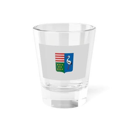 Flag of Szakmar (Hungary) Shot Glass 1.5oz 1.5oz - Go Mug Yourself
