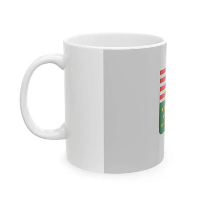 Flag of Szakmar (Hungary) White Coffee Mug - Go Mug Yourself