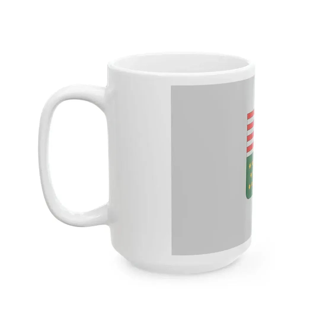 Flag of Szakmar (Hungary) White Coffee Mug - Go Mug Yourself