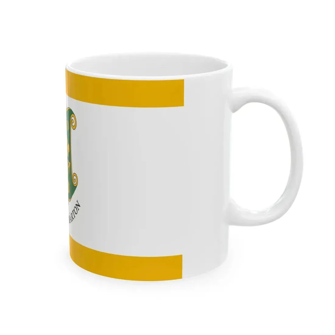 Flag of Szalkszentmarton (Hungary) White Coffee Mug - Go Mug Yourself
