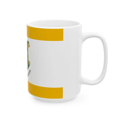 Flag of Szalkszentmarton (Hungary) White Coffee Mug - Go Mug Yourself