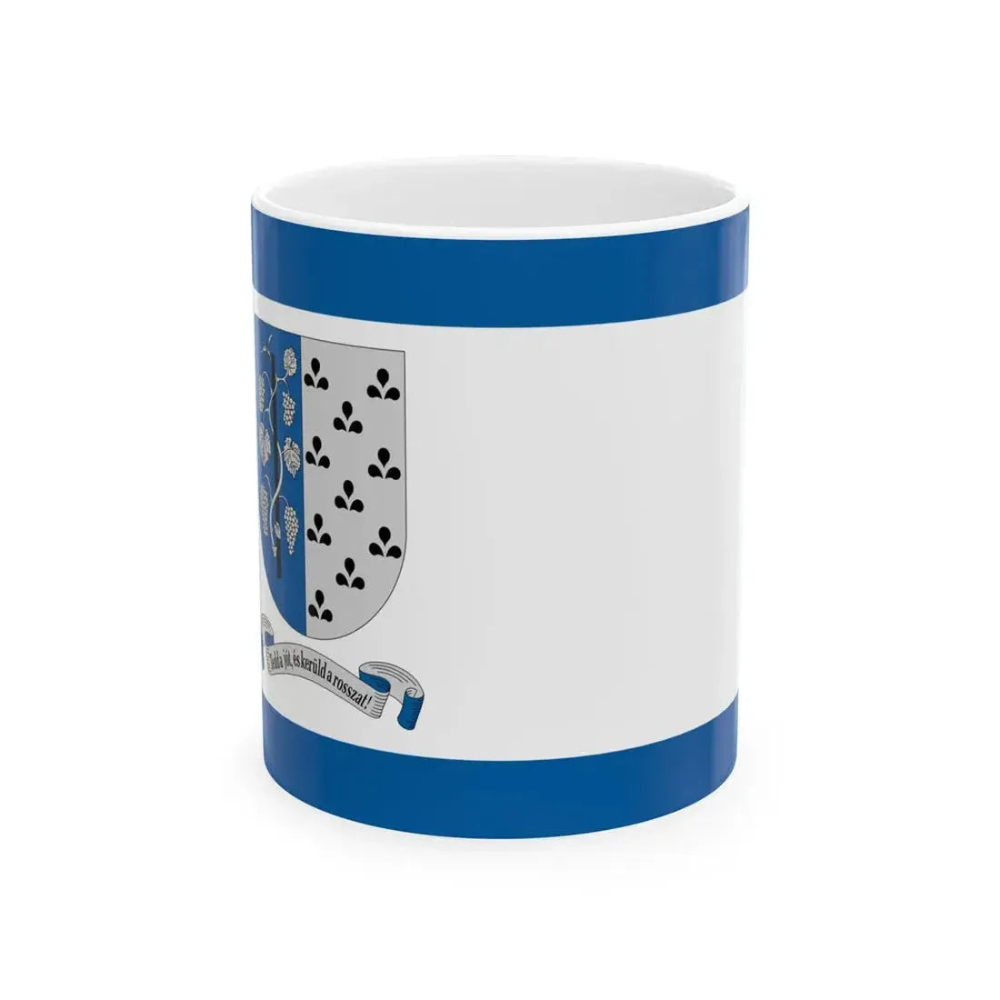 Flag of Szank (Hungary) White Coffee Mug 11oz - Go Mug Yourself