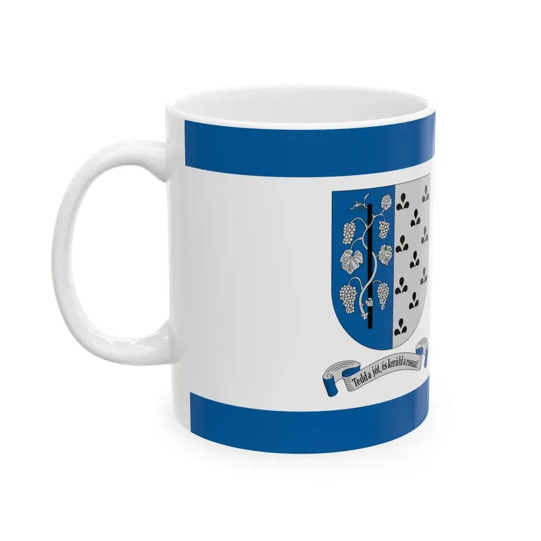 Flag of Szank (Hungary) White Coffee Mug - Go Mug Yourself