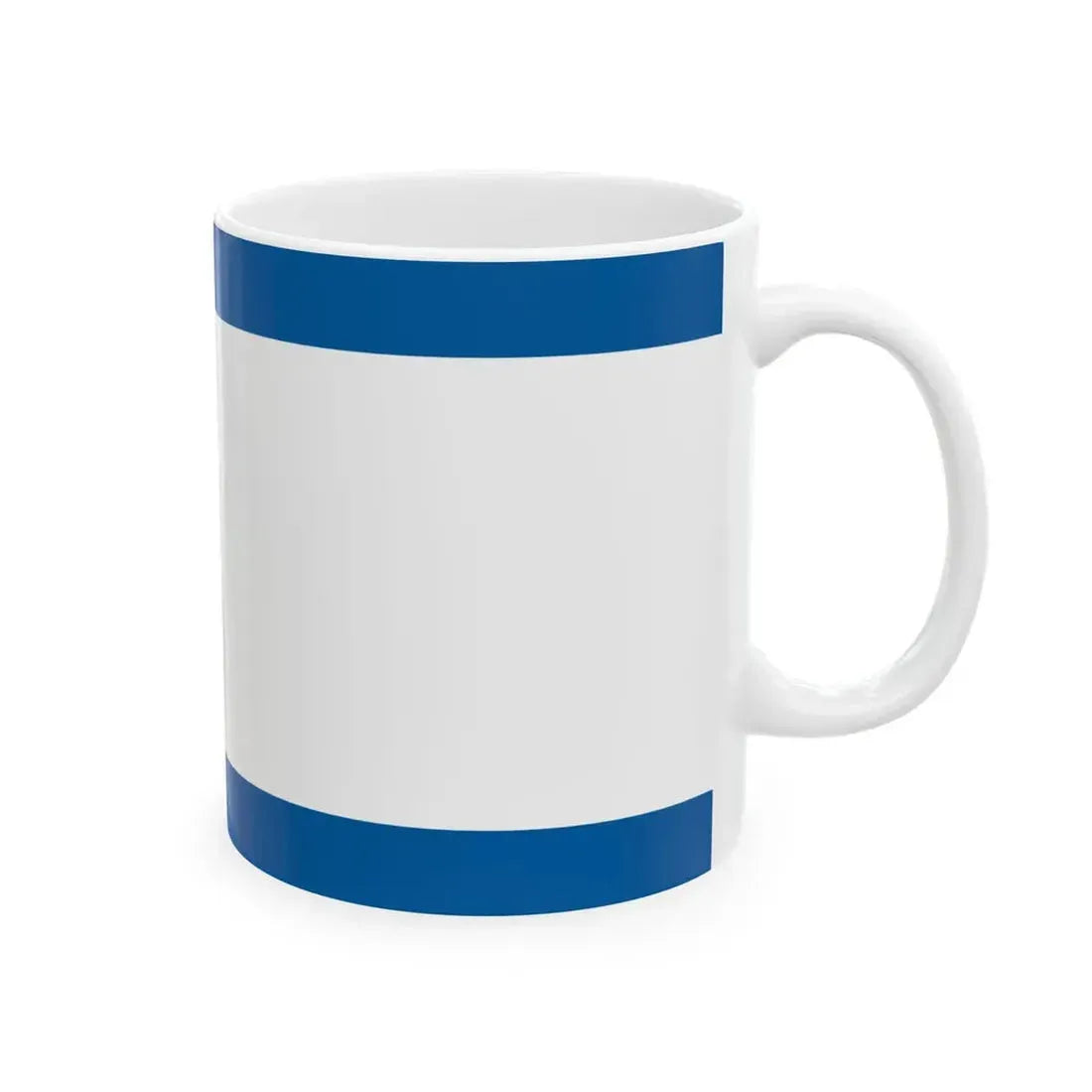 Flag of Szank (Hungary) White Coffee Mug - Go Mug Yourself