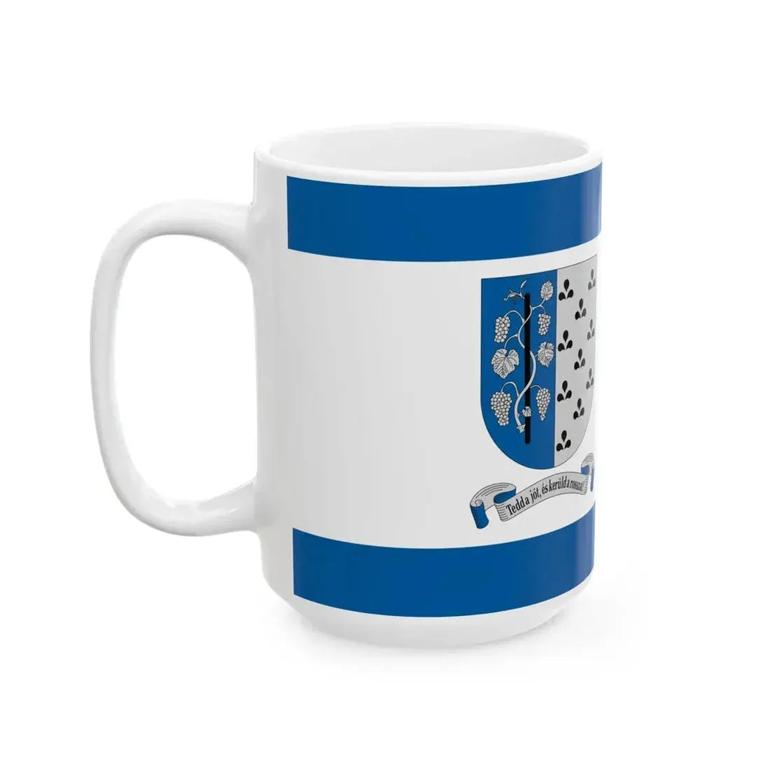 Flag of Szank (Hungary) White Coffee Mug - Go Mug Yourself