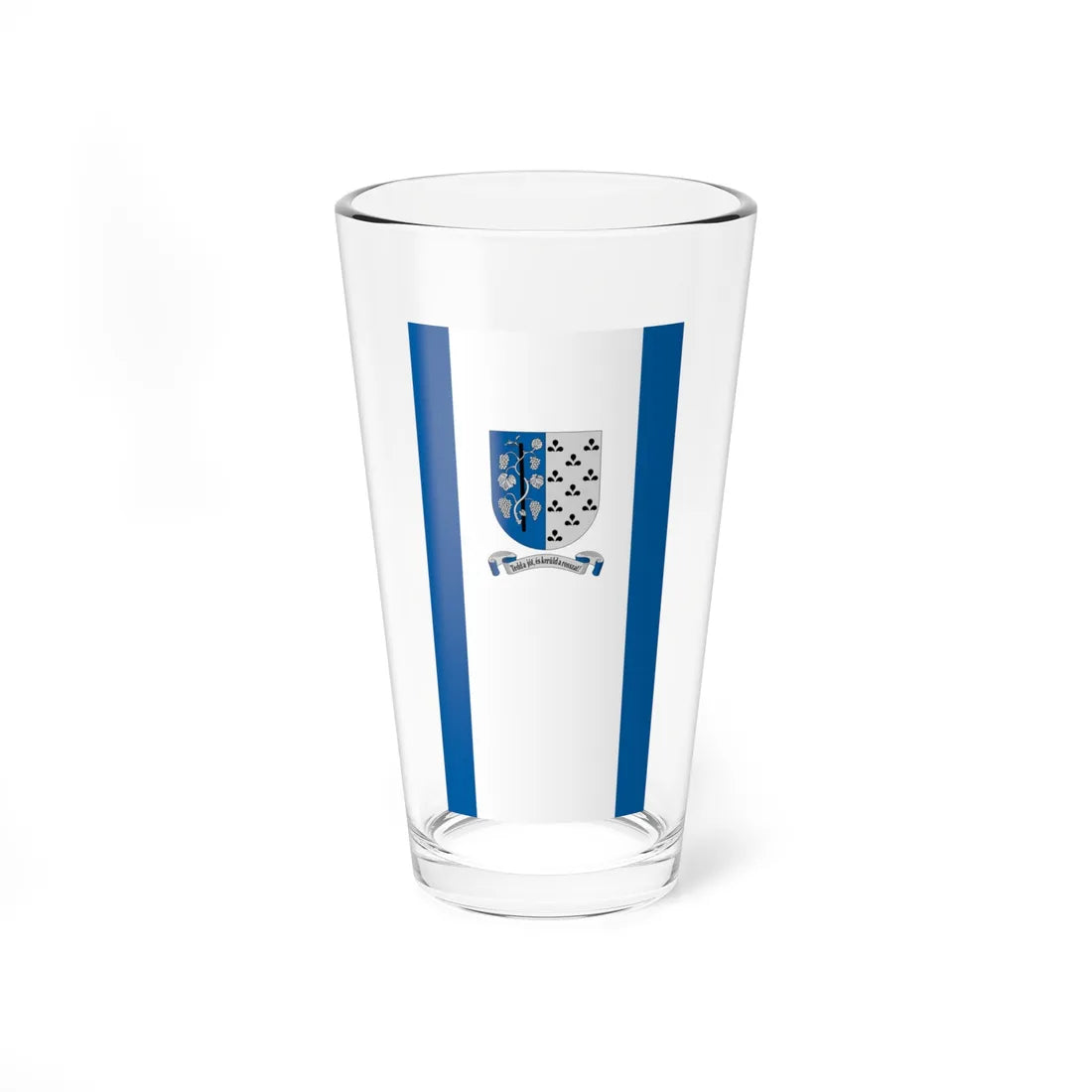 Flag of Szank vertical (Hungary) Pint Glass 16oz 16oz - Go Mug Yourself