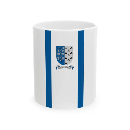 Flag of Szank vertical (Hungary) White Coffee Mug 11oz - Go Mug Yourself