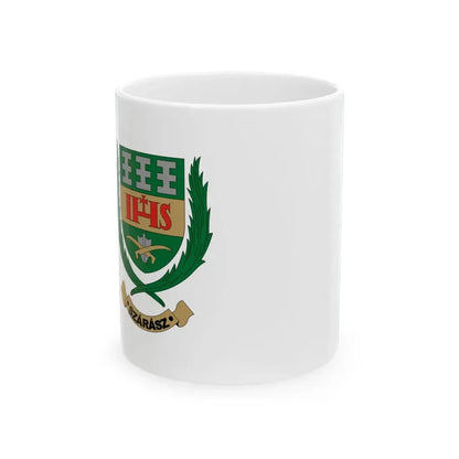 Flag of Szarasz (Hungary) White Coffee Mug 11oz - Go Mug Yourself