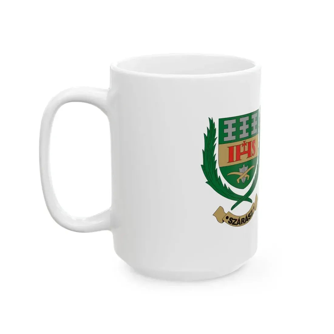Flag of Szarasz (Hungary) White Coffee Mug - Go Mug Yourself