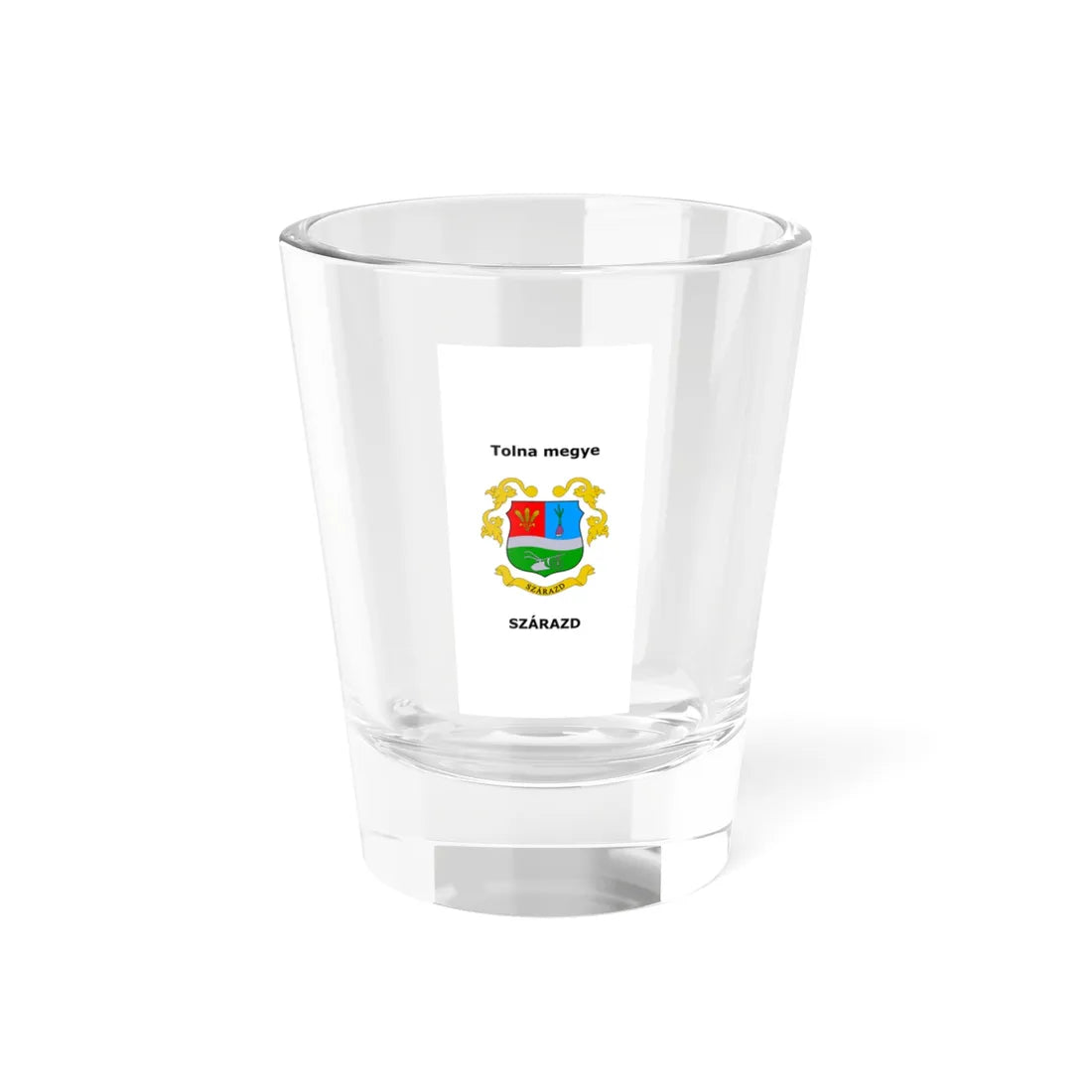 Flag of Szarazd vertical (Hungary) Shot Glass 1.5oz 1.5oz - Go Mug Yourself