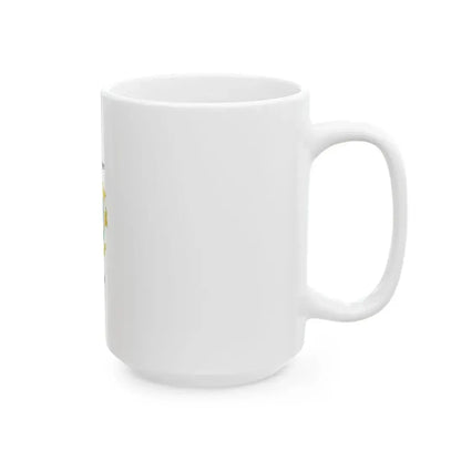 Flag of Szarazd vertical (Hungary) White Coffee Mug - Go Mug Yourself