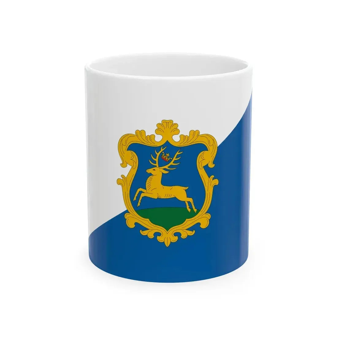 Flag of Szarvas (Hungary) White Coffee Mug 11oz - Go Mug Yourself