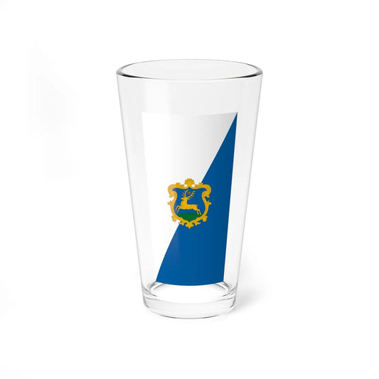 Flag of Szarvas vertical (Hungary) Pint Glass 16oz 16oz - Go Mug Yourself