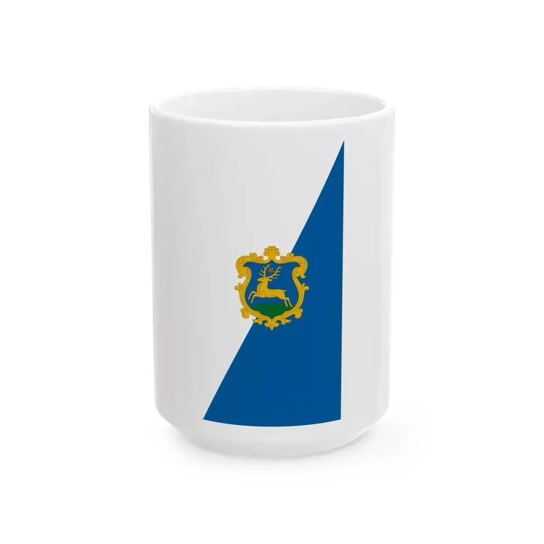 Flag of Szarvas vertical (Hungary) White Coffee Mug 15oz - Go Mug Yourself