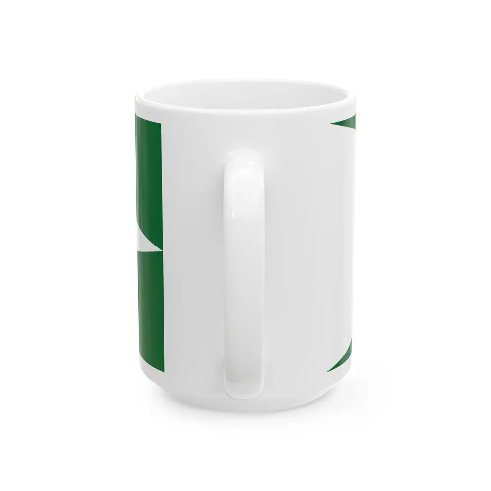 Flag of Szarvasgede (Hungary) White Coffee Mug - Go Mug Yourself