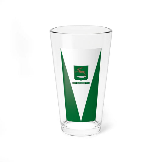 Flag of Szarvasgede vertical (Hungary) Pint Glass 16oz 16oz - Go Mug Yourself
