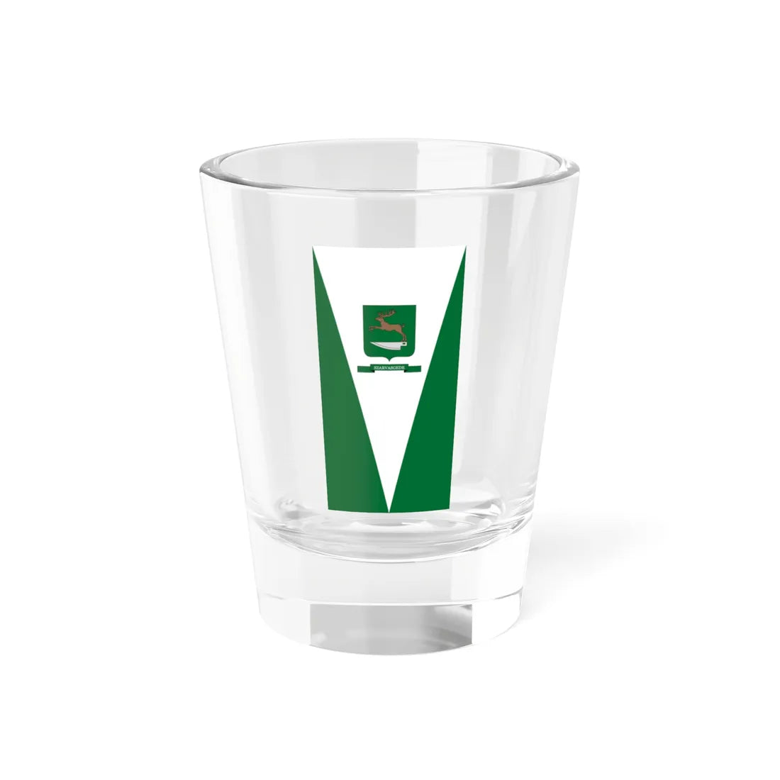 Flag of Szarvasgede vertical (Hungary) Shot Glass 1.5oz 1.5oz - Go Mug Yourself