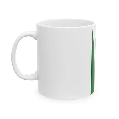Flag of Szarvasgede vertical (Hungary) White Coffee Mug - Go Mug Yourself