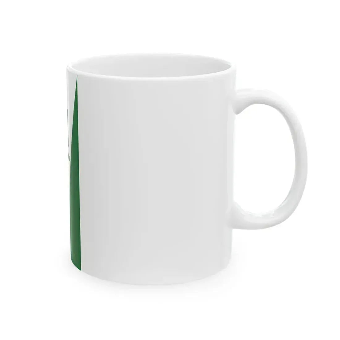 Flag of Szarvasgede vertical (Hungary) White Coffee Mug - Go Mug Yourself