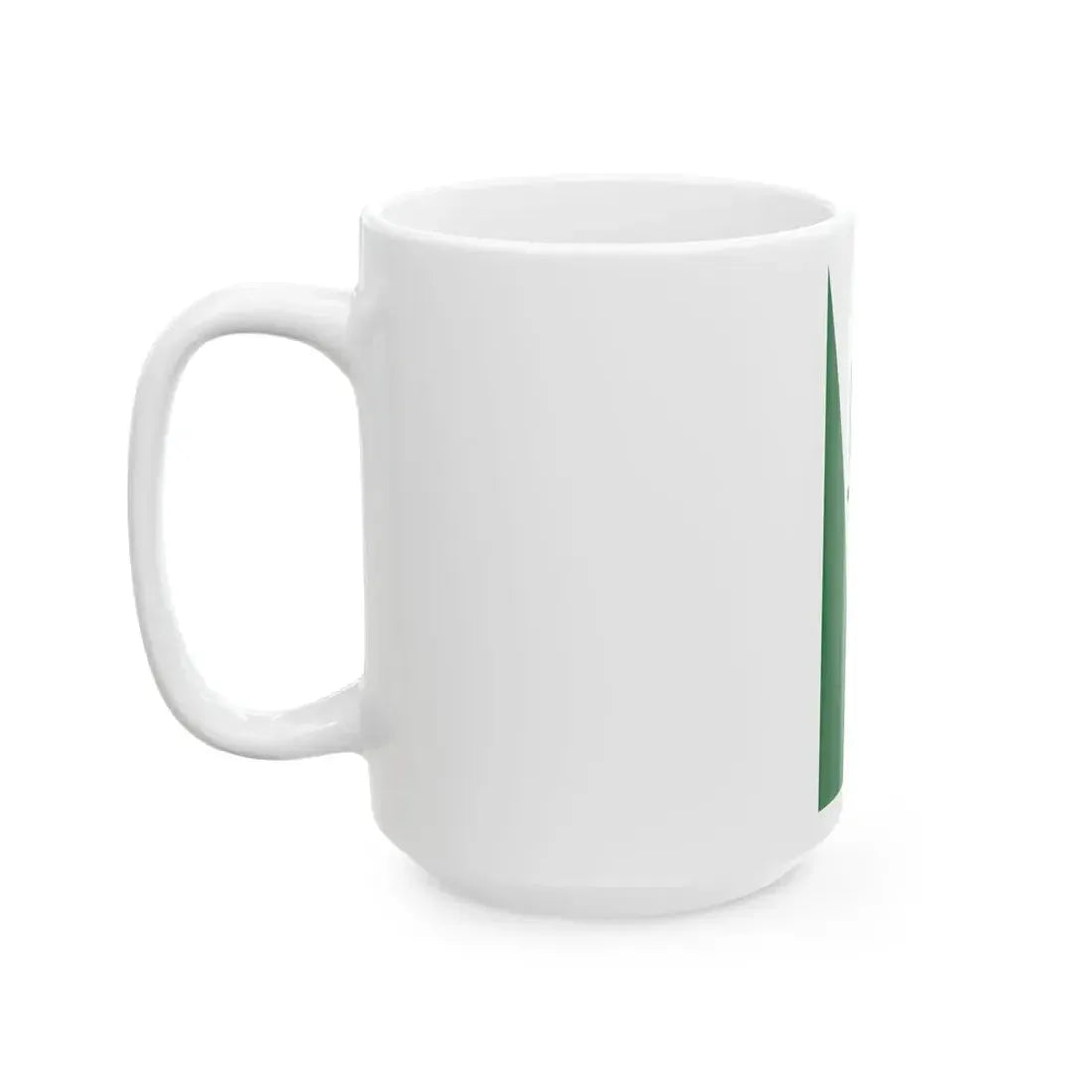 Flag of Szarvasgede vertical (Hungary) White Coffee Mug - Go Mug Yourself