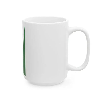Flag of Szarvasgede vertical (Hungary) White Coffee Mug - Go Mug Yourself