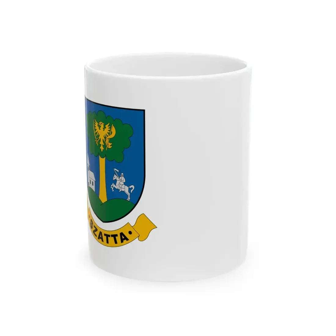 Flag of Szatta (Hungary) White Coffee Mug 11oz - Go Mug Yourself