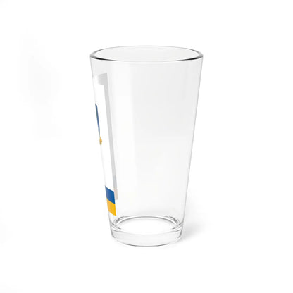 Flag of Szatta vertical (Hungary) Pint Glass 16oz - Go Mug Yourself