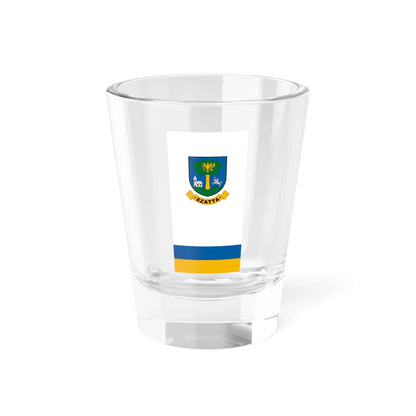 Flag of Szatta vertical (Hungary) Shot Glass 1.5oz 1.5oz - Go Mug Yourself