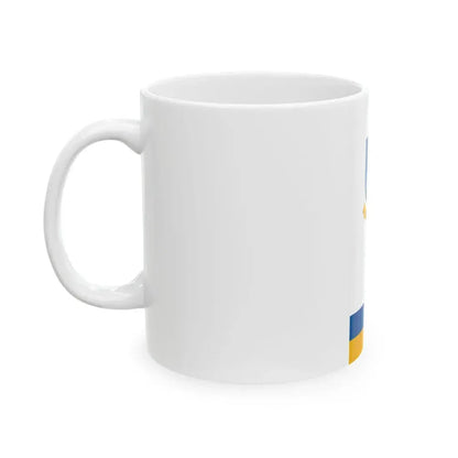 Flag of Szatta vertical (Hungary) White Coffee Mug - Go Mug Yourself