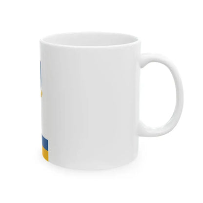 Flag of Szatta vertical (Hungary) White Coffee Mug - Go Mug Yourself