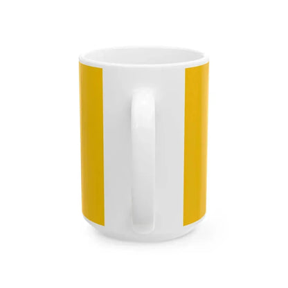 Flag of Szazhalombatta (Hungary) White Coffee Mug - Go Mug Yourself