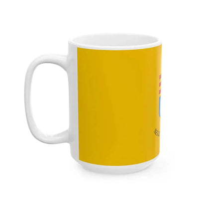 Flag of Szazhalombatta (Hungary) White Coffee Mug - Go Mug Yourself