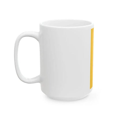 Flag of Szazhalombatta vertical (Hungary) White Coffee Mug - Go Mug Yourself
