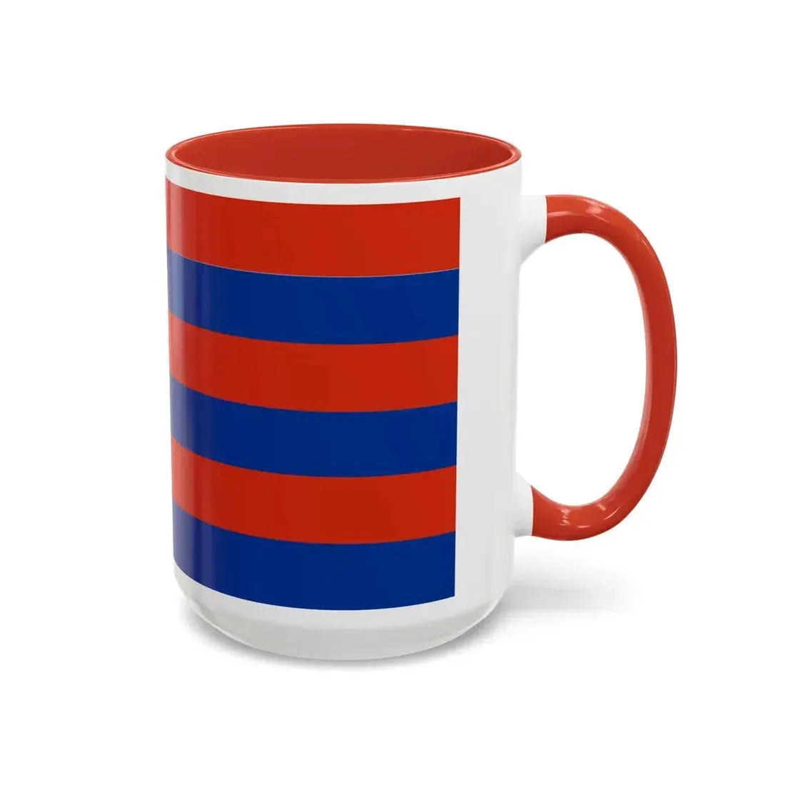 Flag of Szczecin Poland - Accent Coffee Mug - Go Mug Yourself