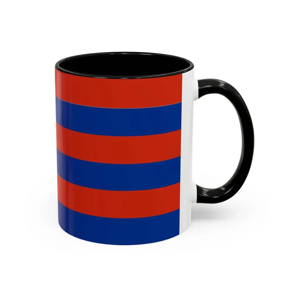 Flag of Szczecin Poland - Accent Coffee Mug - Go Mug Yourself