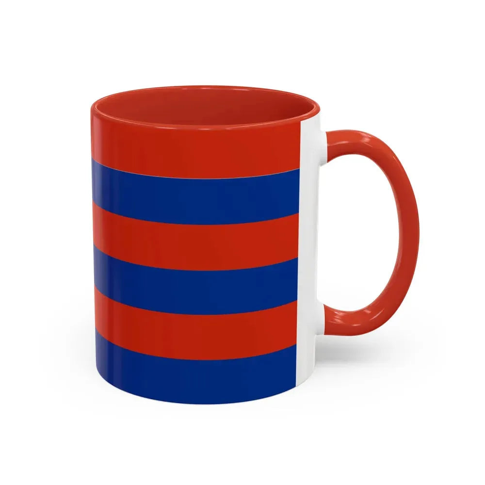 Flag of Szczecin Poland - Accent Coffee Mug - Go Mug Yourself